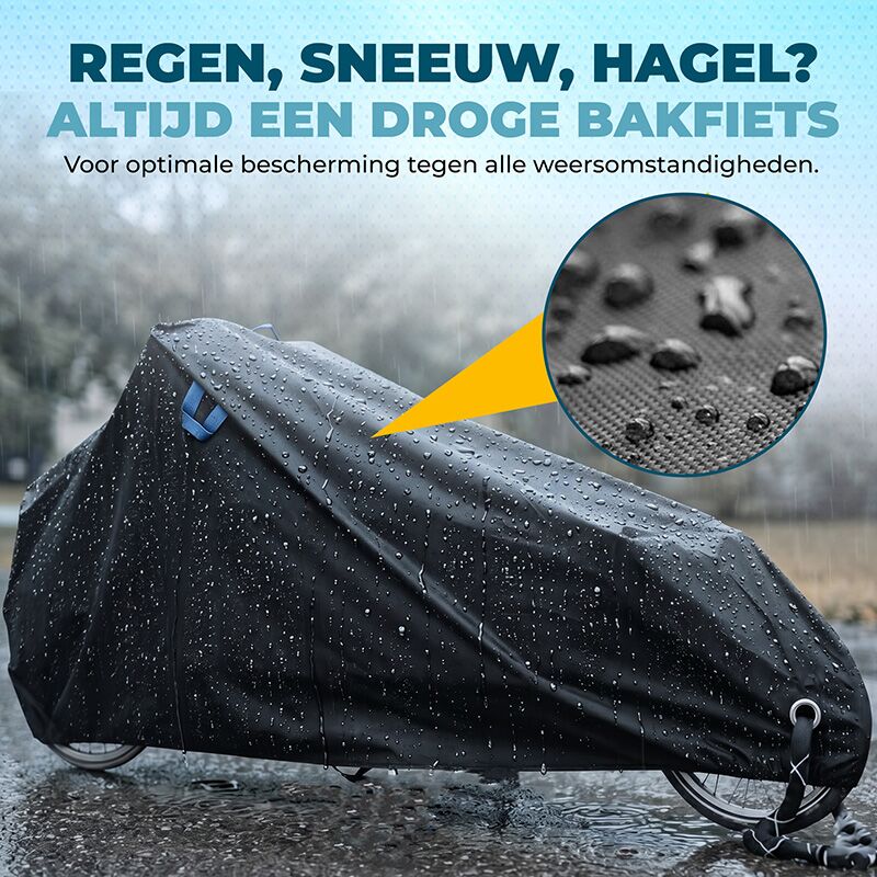 Vebics bakfietshoes in de regen