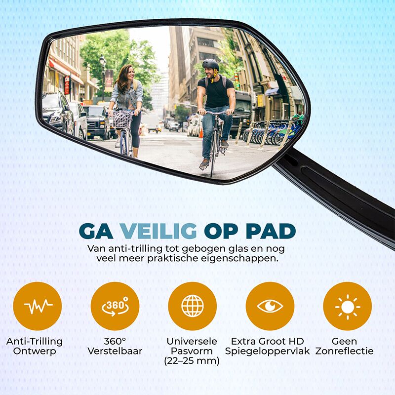 Vebics fietsspiegel eigenschappen