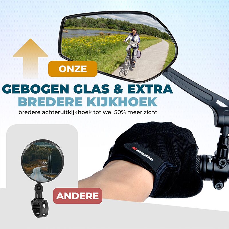 Vebics fietsspiegel vergelijking