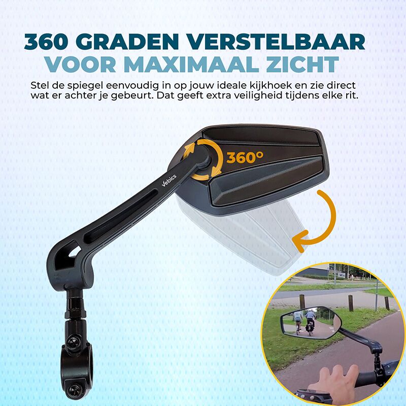 Vebics fietsspiegel verstelbaar
