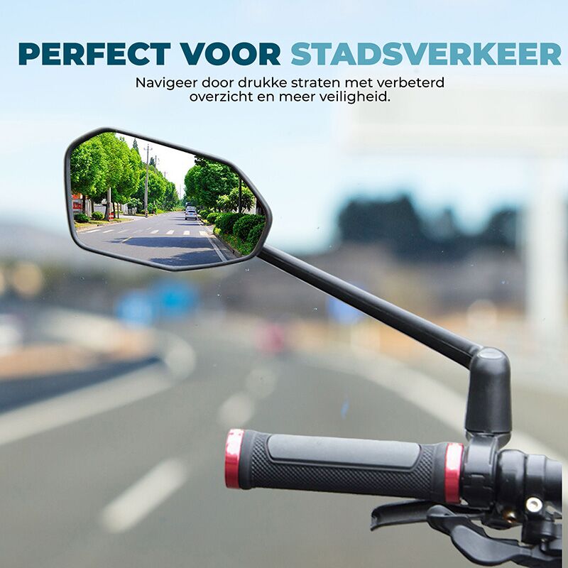 Vebics fietsspiegel verstelbaar achteruitkijkspiegel