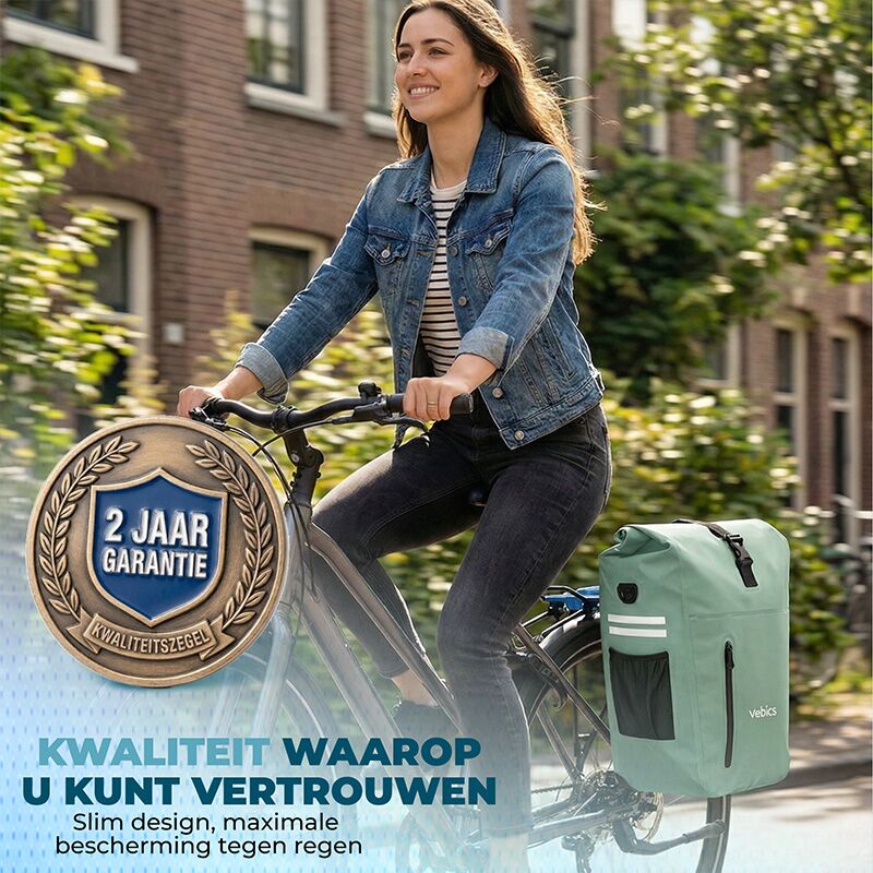 Vebics fietstas enkel waterdicht op fiets