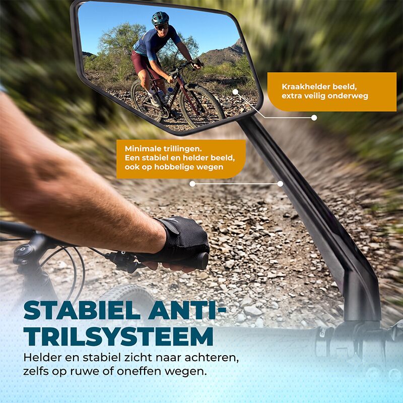 Fietsspiegel anti tril
