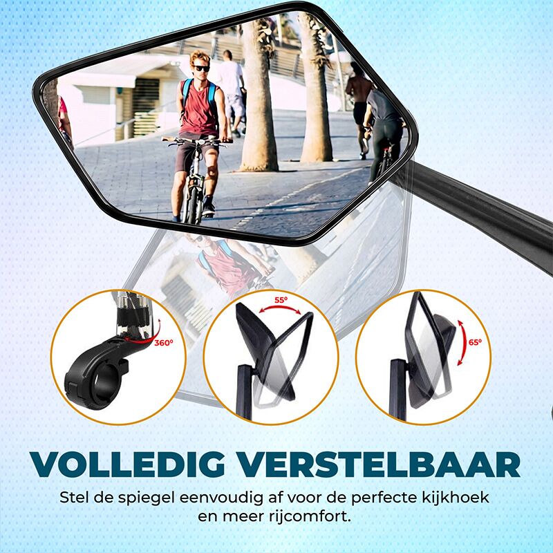 Fietsspiegel verstelbaar
