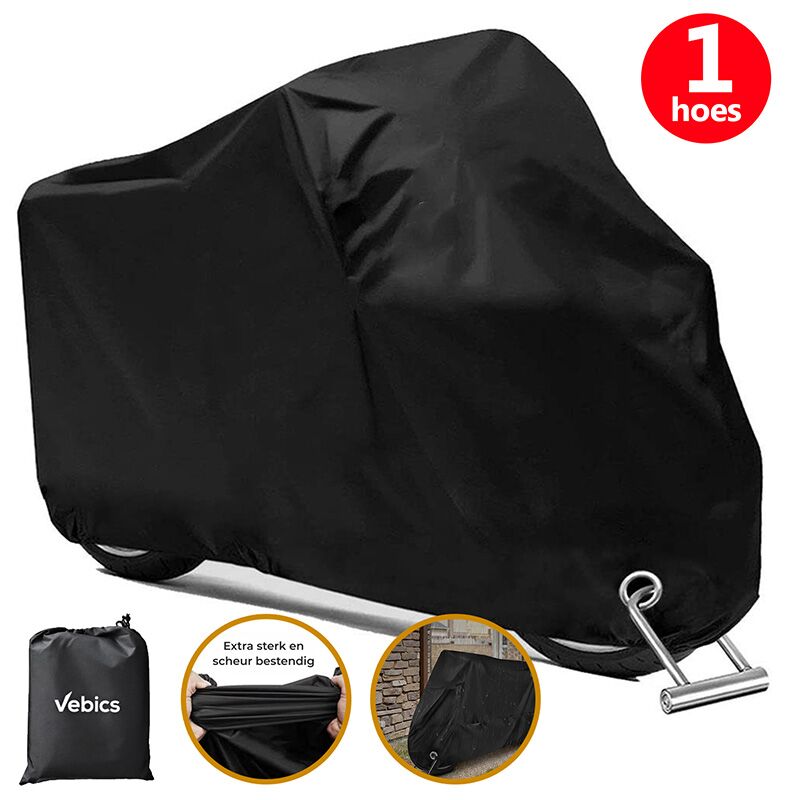 Vebics Motorhoes Waterdicht Buiten / Scooterhoes - Inclusief Opbergzak XL