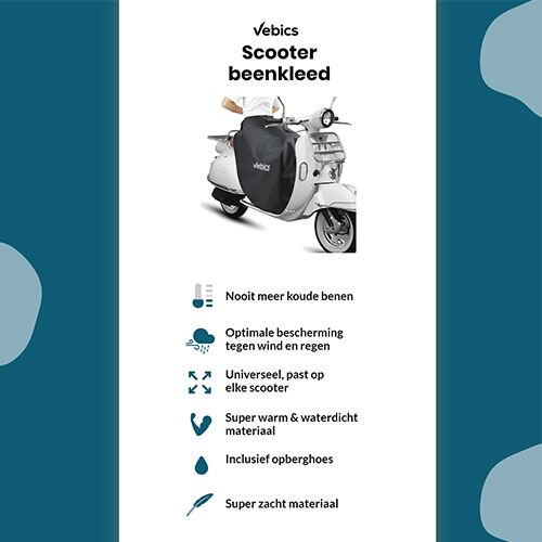 Vebics scooter beenkleed