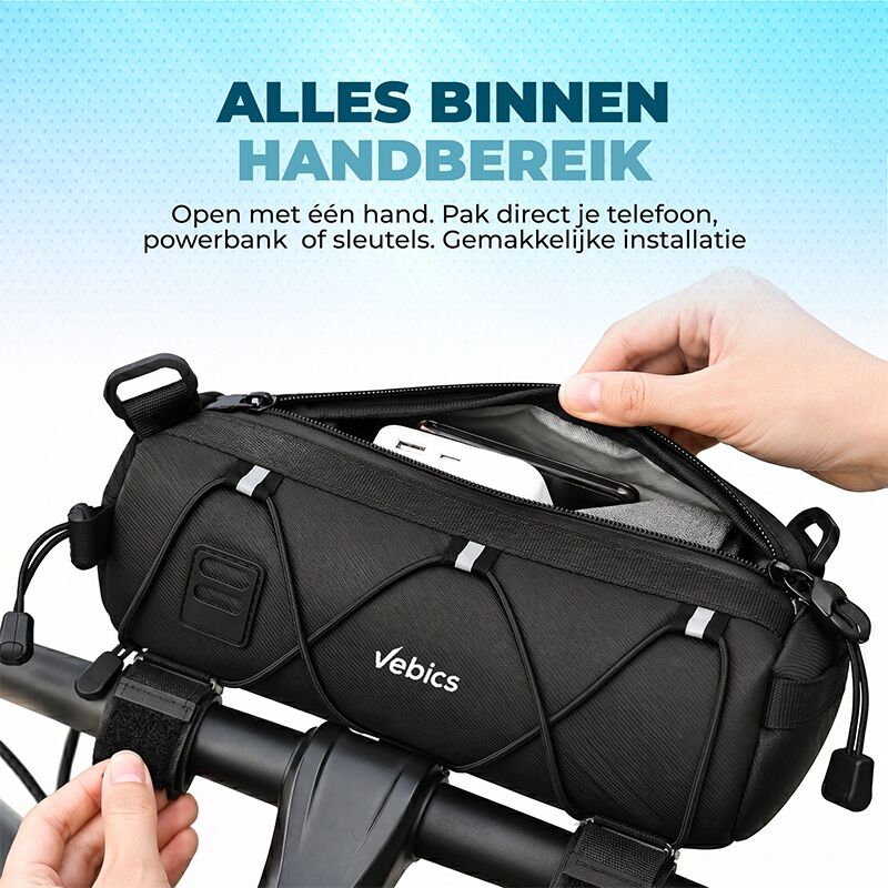 Vebics stuurtas racefiets praktisch